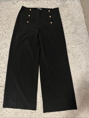 H&M Black Trousers with Elastic Waistband